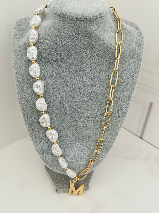 Collar Mamá perlas barrocas