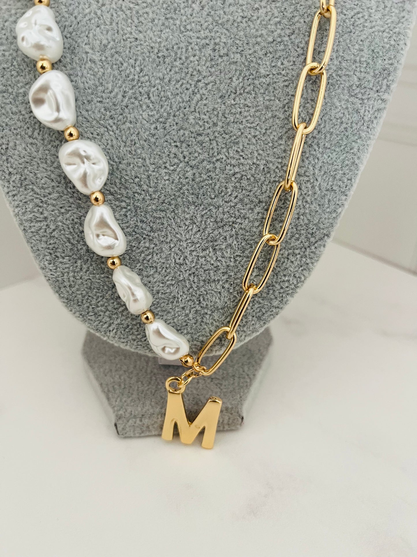 Collar Mamá perlas barrocas