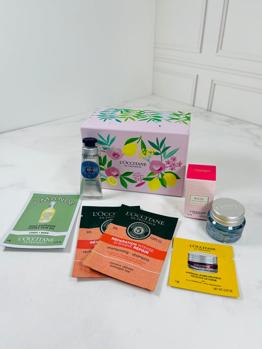 Set L'occitane Rosas, Kárite, Almendra.