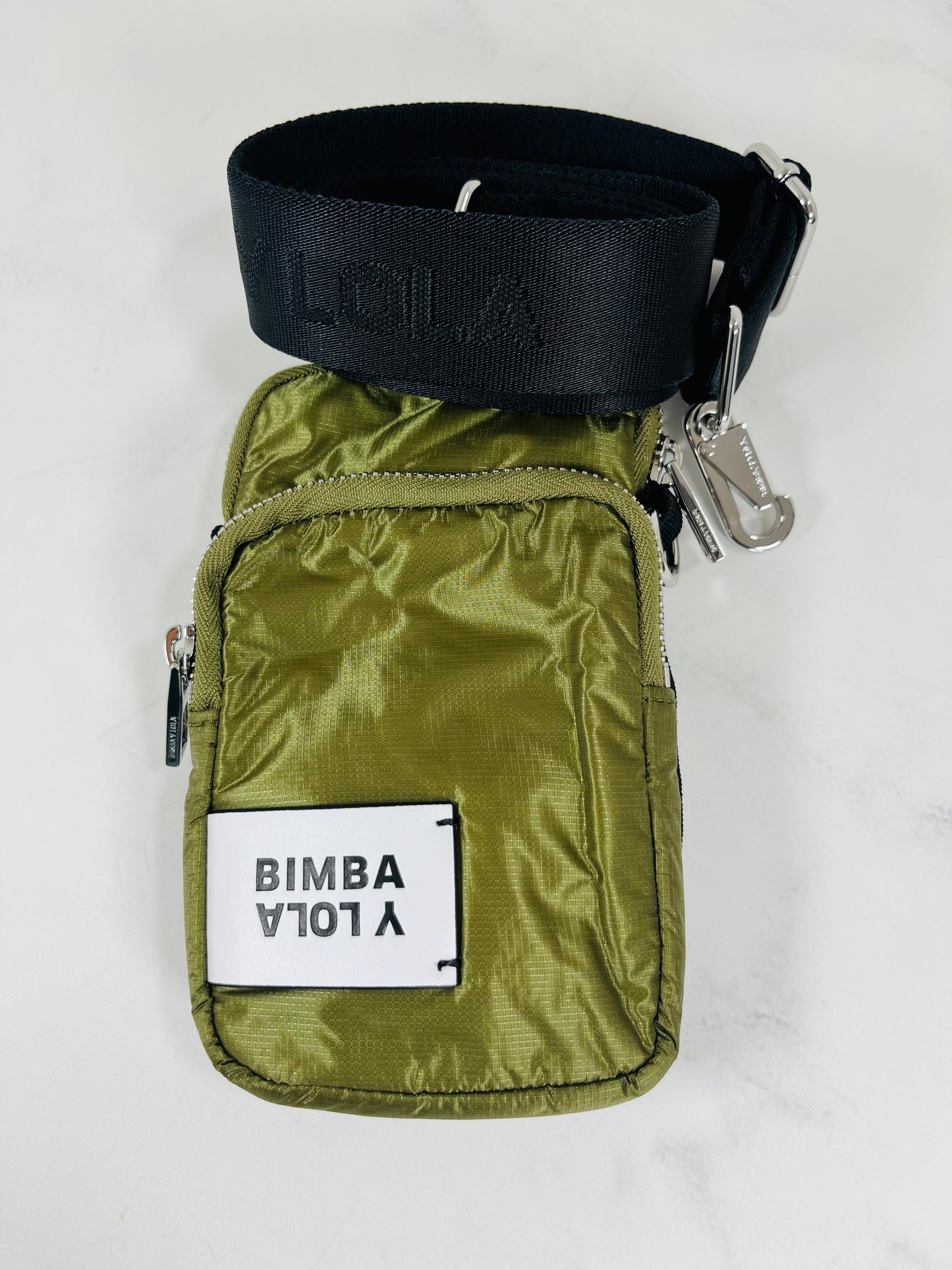 Bolso para el móvil Bimba y Lola verde olivo