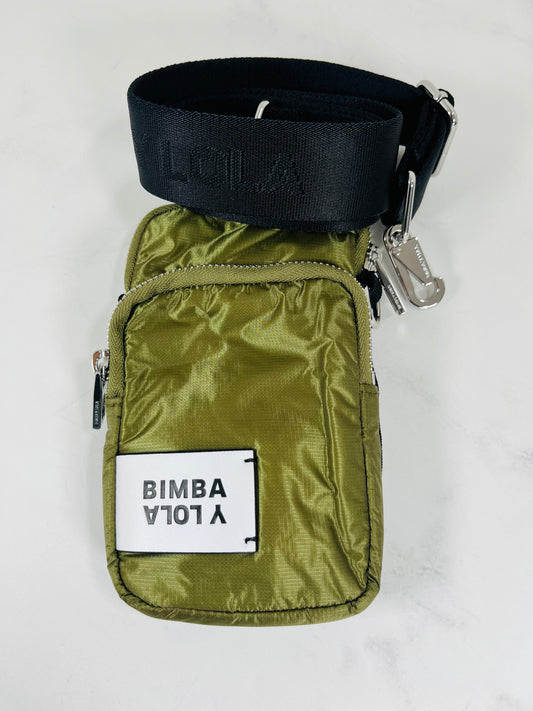 Bolso para el móvil Bimba y Lola verde olivo