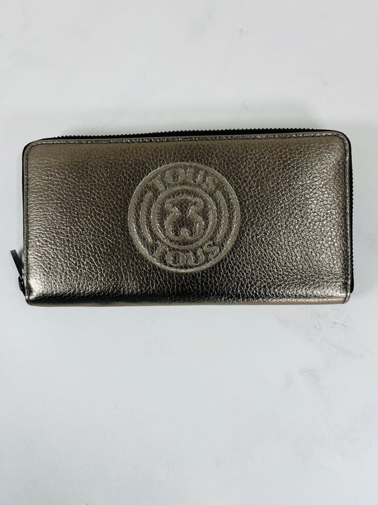 Tous Cartera cuero gris