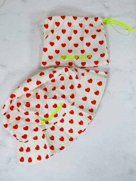 Gorro pescador Bimba y Lola corazones