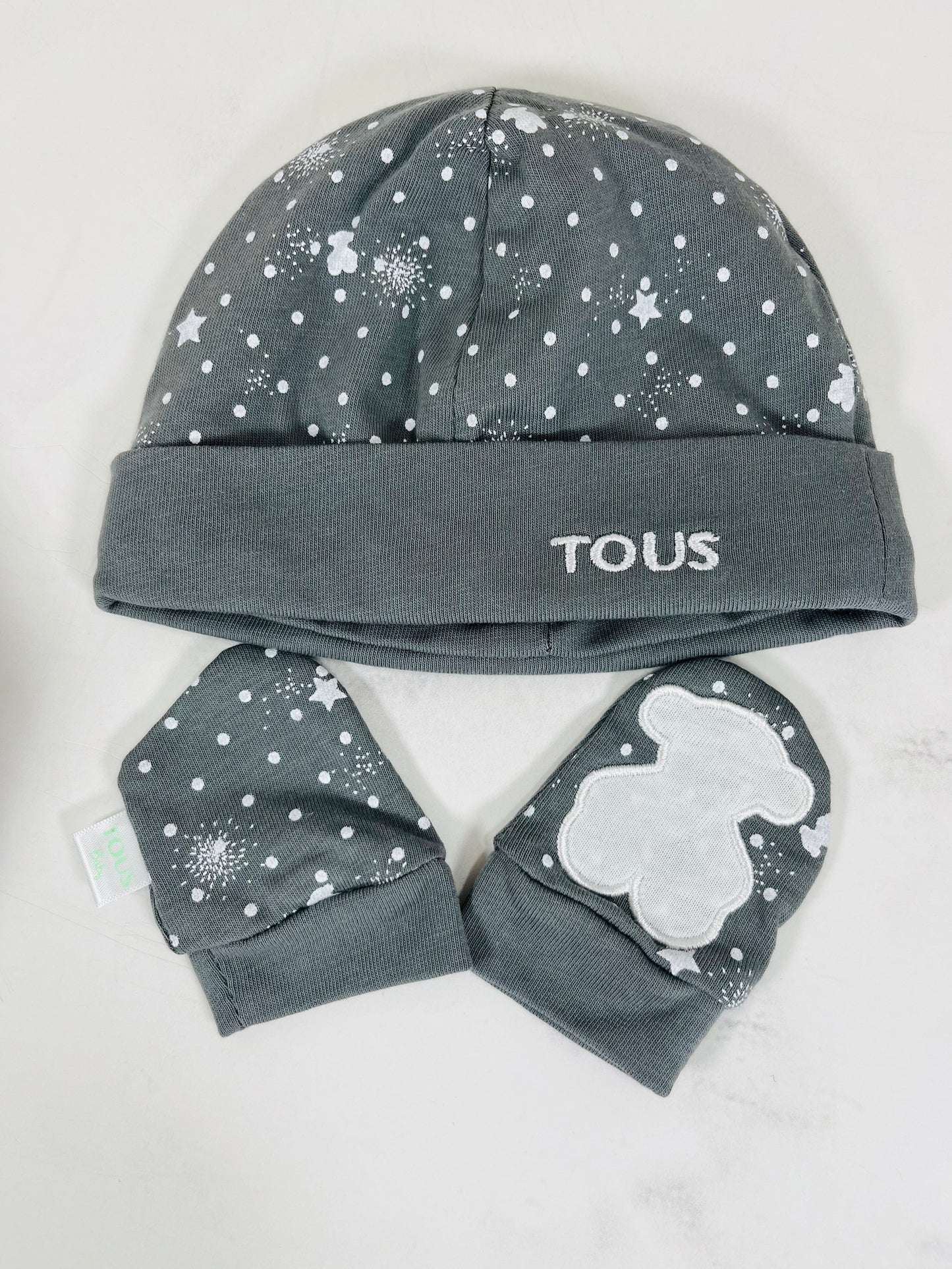 Gorritos TOUS recién nacido con manoplas 1m