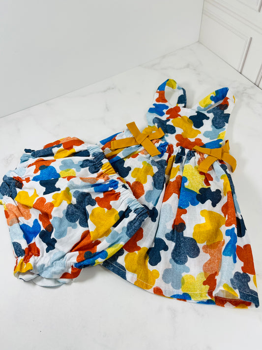 Vestido TOUS multicolor con pañalero 6m