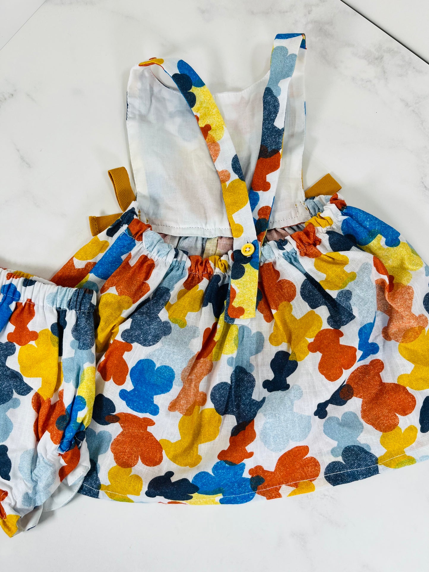 Vestido TOUS multicolor con pañalero 6m