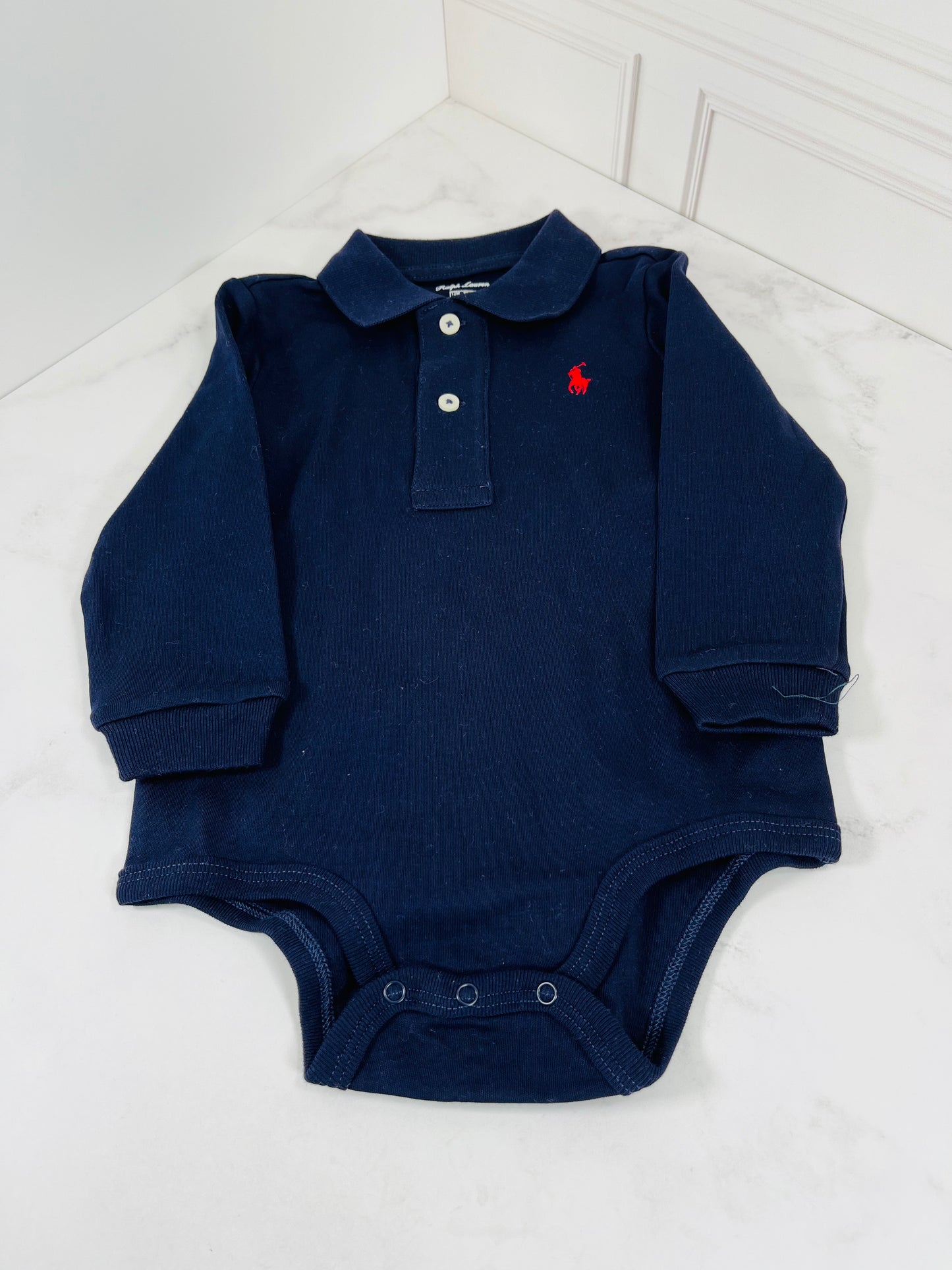 Polo Ralph Lauren Body azul marino 12m